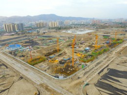 蘭州恒大山水城項(xiàng)目D、E地塊土石方工程施工